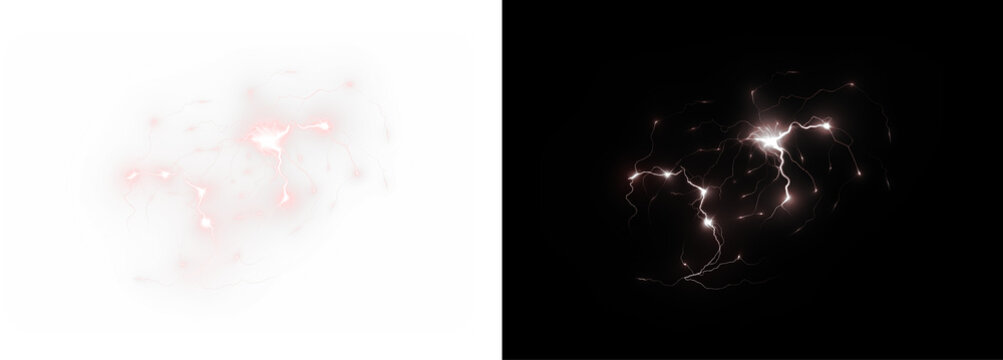 Power icon, lightning channel, electric path, and flash accent merged seamlessly. PNG Overlay improves dramatic emphasis in graphics.