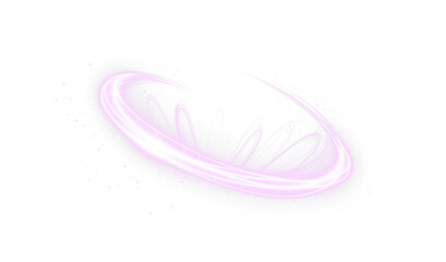 Pink Energy Swirl PNG with Transparent Overlay on transparent background