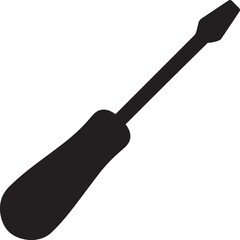 screwdriver flat vector icon for apps and websites