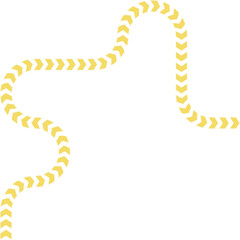 Naklejka premium Flowing neon arrow loop creating a continuous curved route with a connected directional contour.