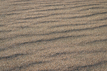 Close-up of a texture of the sand.