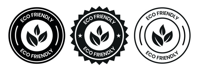 Set of eco friendly icons. Ecologic food stamps. Organic natural food labels. eco friendly logo, label, sign, badge, symbol, banner, line, flat vector, isolated illustration.