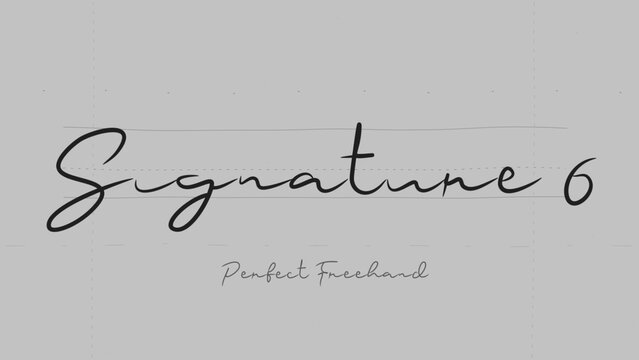 Signature Write On Text Effect 6 - Scribble Doodle Title Animation Tool | Perfect Freehand Vector Calligraphy