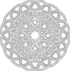 Fototapeta premium Islamic Geometric Mandala