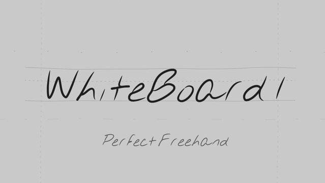 Whiteboard Marker Write On Text Effect 1 - Scribble Doodle Title Animation Tool | Perfect Freehand Vector Calligraphy