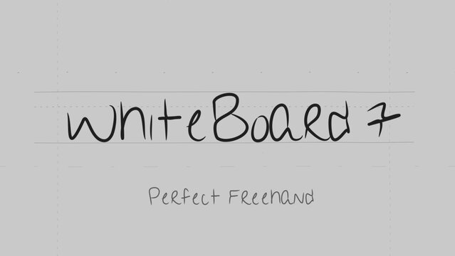 Whiteboard Marker Write On Text Effect 7 - Scribble Doodle Title Animation Tool | Perfect Freehand Vector Calligraphy