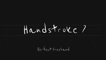 Handstroke Write On Text Effect 7 - Scribble Doodle Title Animation Tool | Perfect Freehand Vector Calligraphy