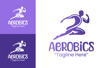 Aerobics Logo Contemporary Athletic Identity