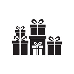 gift box with ribbon. vector eps 10