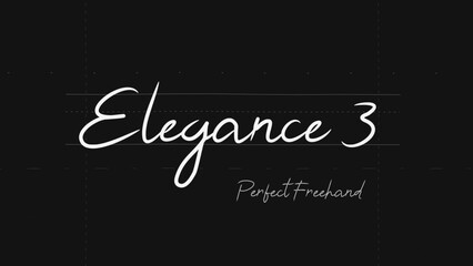 Elegant Write On Text Effect 3 - Scribble Doodle Title Animation Tool | Perfect Freehand Vector Calligraphy