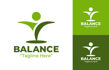 Balance Logo Elegant Wellness Identity