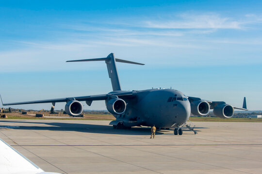 U.S. Cargo Plane on the Tarmac
