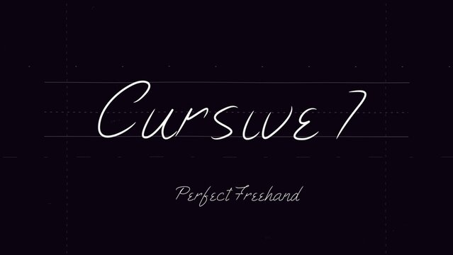 Cursive Write On Text Effect 7 - Scribble Doodle Title Animation Tool | Perfect Freehand Vector Calligraphy