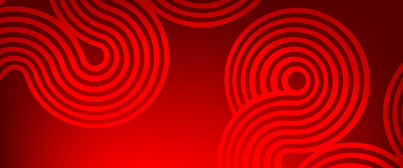 Abstract red background. Simple and modern red geometric design. Minimal shapes. red gradient background.