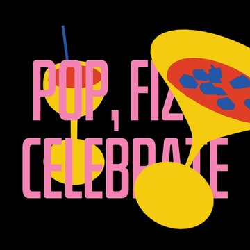 New Year Party Invitation Opener - Square