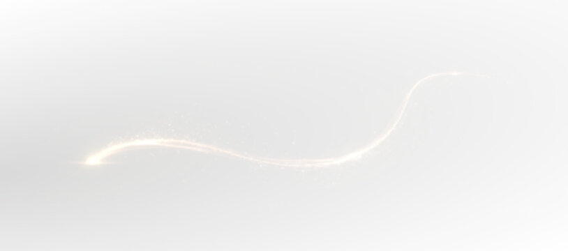 Swirling golden lines abstract light trails glowing dynamic luxury effect.
 - Powered by Adobe