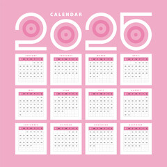 Pink Calendar 2026
