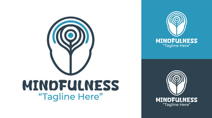Mindfulness Logo Inner Peace Identity