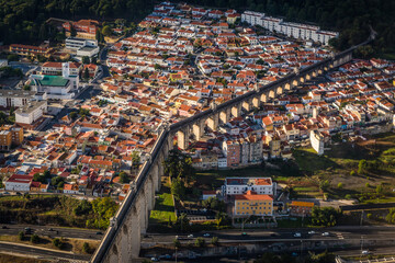 Naklejka premium Historical Free Waters Aqueduct in Lisbon, capital of Portugal