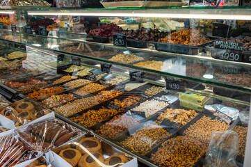 Kapani Market in Thessaloniki, Greece