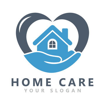 Home care logo stay at home logo