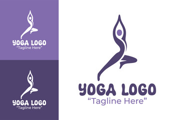 Yoga Logo Minimal Gentle Flow Identity