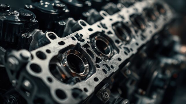 Engine head gasket detail