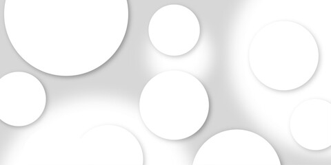 abstract business background circle. Round with shadow Round white paper elements with shadow on gray background for design. Glowing circle lines design. Suit for poster, banner, presentation etc .
