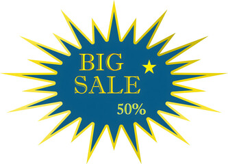 Eye-catching starburst with 