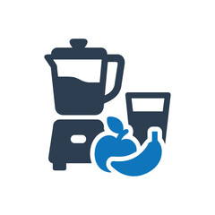 Fresh Fruit Smoothie Blender Icon