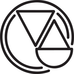 Creative Geometric Icons Line Art