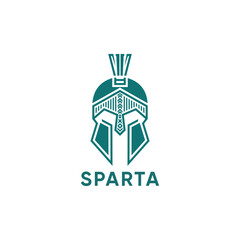 Spartan Warrior Helmet Logo Vector, Knight Logo, Knight Helmet