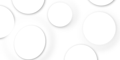 abstract business background circle. Round with shadow Round white paper elements with shadow on gray background for design. Glowing circle lines design. Suit for poster, banner, presentation etc .
