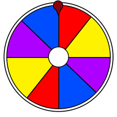 Fototapeta premium colorful target simple illustration カラフル 的 シンプル イラスト
