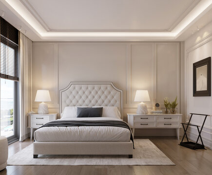 modern bedroom interior