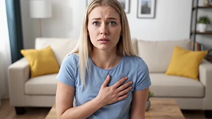 Anxiety Attack Woman Panic Stress Mental Health.