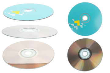 CD color blue on white background