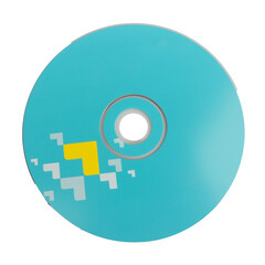 CD color blue on white background