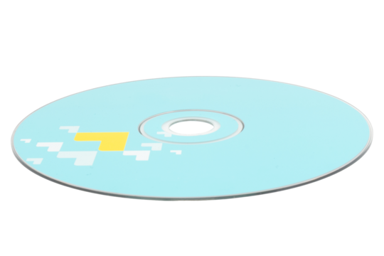 CD color blue on white background