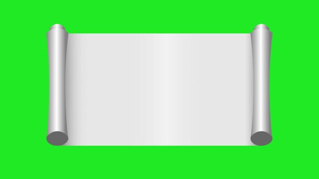 parchment scroll animation 
white rolling banner Scroll Reveal Animation on Green Screen for Titles and Text
Rolling map Paper Banner Unfolding or opener with  chroma key