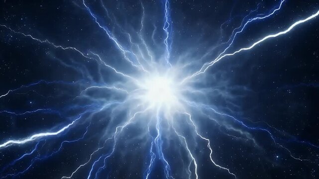 Lightning Strike Energy Power Electricity Thunderbolt.