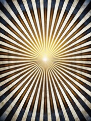 Obraz premium Vintage sunburst background with rays in warm red hues