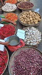 beans in a market