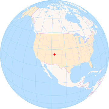 Location Map of Durango&ndash;La Plata County Airport (Durango, Colorado, United States). IATA-code: DRO. No labels at all.