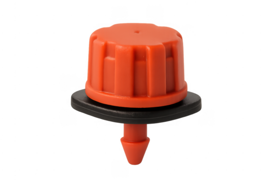 Drip irrigation emitter adjusting water flow for gardening