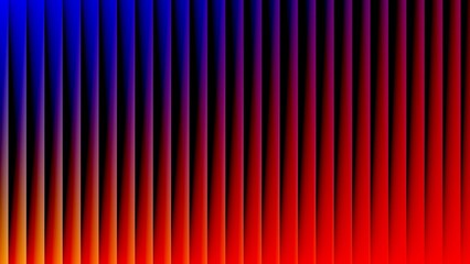 Vibrant vertical stripes of blue and red gradient abstract background