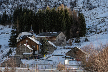 Weiler Zumdorf im Urserental, Kanton Uri, Schweiz
