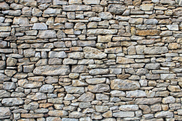 Mur en pierre sèche