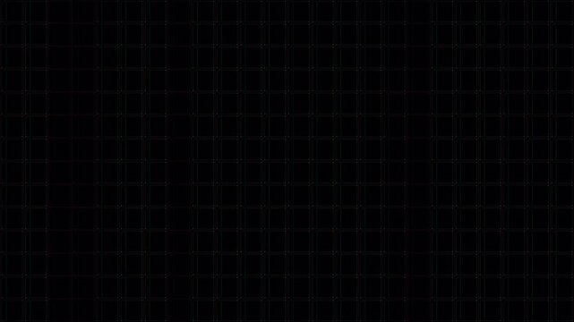 Abstract Grid Animation - Subtle Red Highlights on Dark Background.