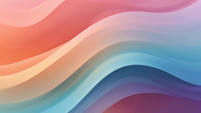 Abstract colorful vector wave pattern design illustration with rainbow texture light curve elements banner